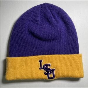 LSU Cuffed Knit Beanie